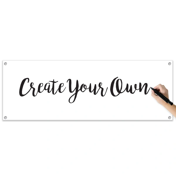 BLANK BANNER 60X21 INCH 