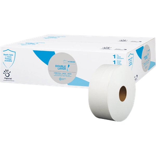 1PLY DOUBLE LAYER TOILET TISSUE 1000' SEPTIC SAFE